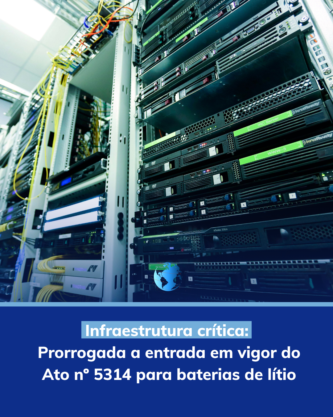 Leia mais sobre o artigo Prorrogada para 12 de outubro de 2027 a entrada em vigor do Ato nº 5314 para baterias de lítio